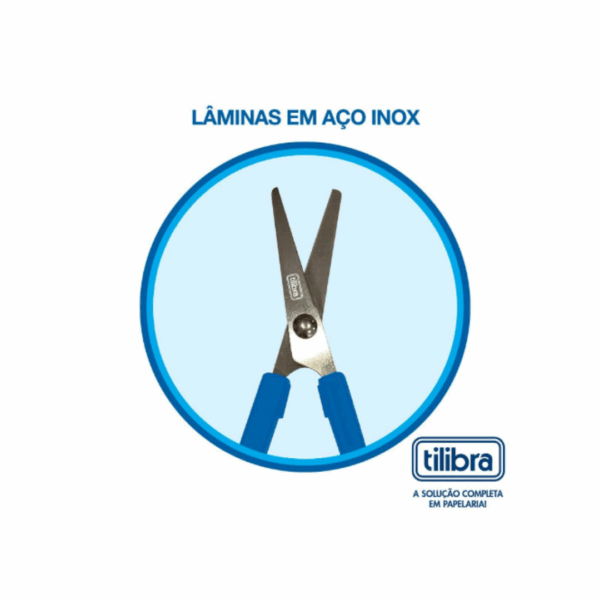 Tesoura Escolar com Alça Adapt 13cm- Tilibra - Imagem 3