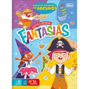 Livro de Colorir + Atividades: Vestir e Brincar- Fantasias Tilibra