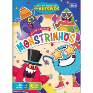 Livro de Colorir + Atividades: Vestir e Brincar- Monstros Tilibra