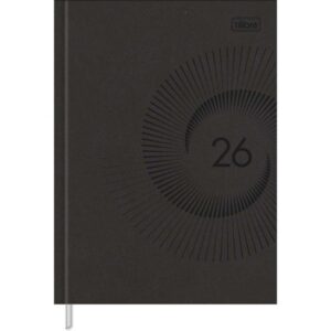 Agenda Costurada Prátika M6 2026 Preta- Tilibra