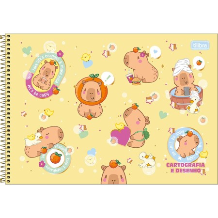 Caderno de Desenho Capy Club 80fls- Tilibra - Imagem 2
