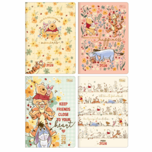 Planner Grampeado Ursinho Pooh 2026- Tilibra