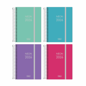 Agenda Espiral M4 Neon 2026- Tilibra