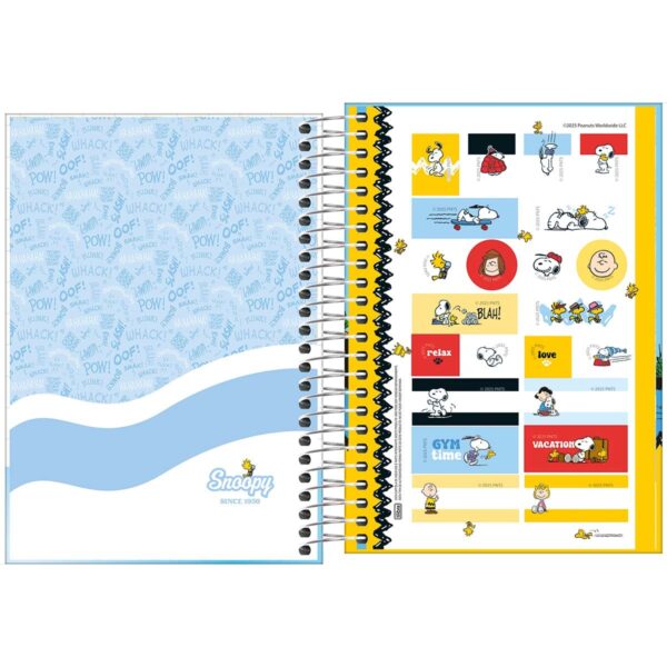 Agenda Espiral M5 Snoopy 2026- Tilibra - Imagem 6