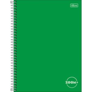 Caderno Universitário Espiral 1 Matéria Zoom+ Verde 96fls- Tilibra