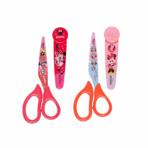 Tesoura Escolar c/ Protetor 13,5cm Minnie Mouse- Molin