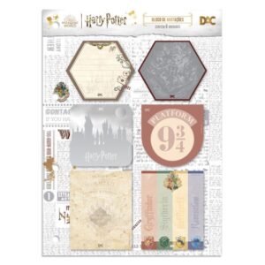 Acessório Para Fichário Universitário c/ 6 Blocos Destacáveis Harry Potter- DAC