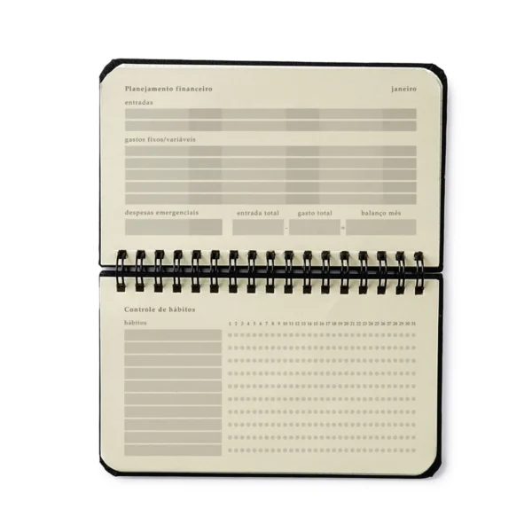 Agenda Planner Horizontal de Bolso 2026 Bossa Nova- Cicero - Imagem 3