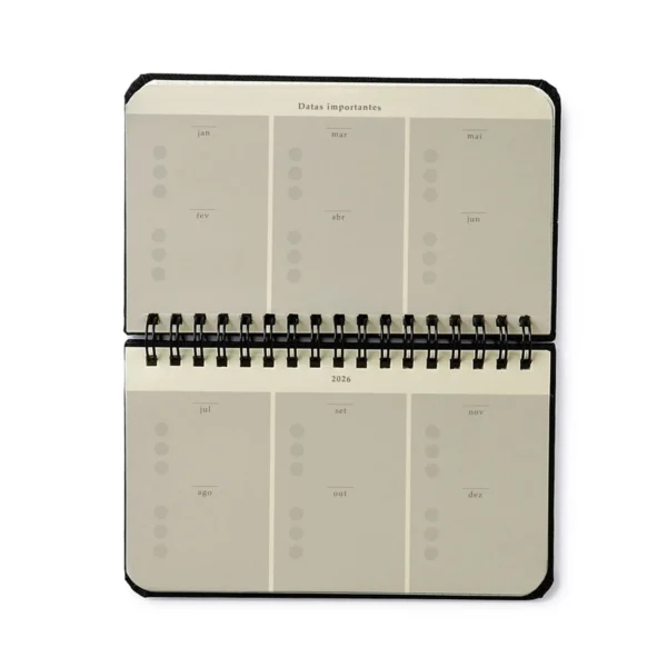Agenda Planner Horizontal de Bolso 2026 Bossa Nova- Cicero - Imagem 7