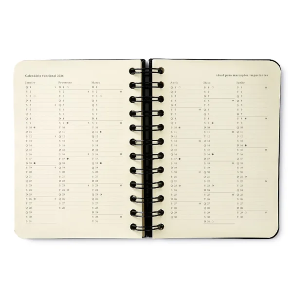 Agenda Planner Espiral 2026 11,5x16cm- Cicero & Melissa - Imagem 3