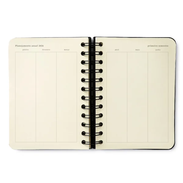 Agenda Planner Espiral 2026 11,5x16cm- Cicero & Melissa - Imagem 5