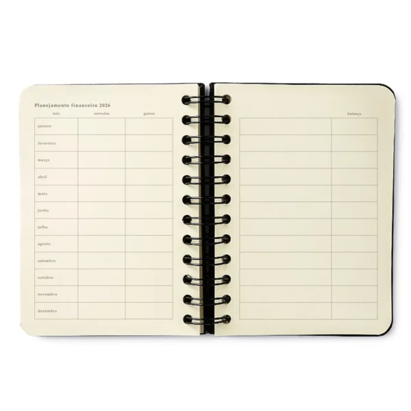Agenda Planner Espiral 2026 11,5x16cm- Cicero & Melissa - Imagem 6