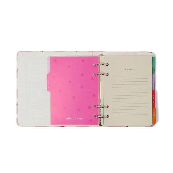 Agenda Planner Argolada 2026 A6 Bloomy- Cicero & Melissa - Imagem 3