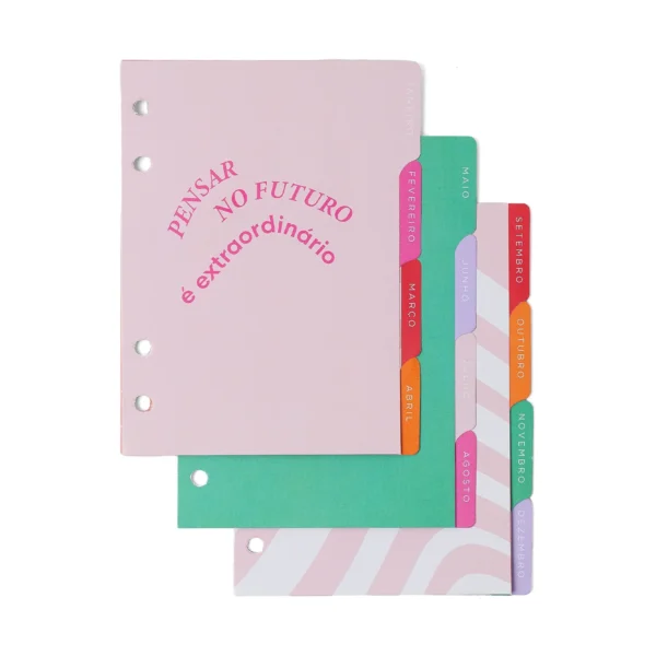 Agenda Planner Argolada 2026 A6 Bloomy- Cicero & Melissa - Imagem 4
