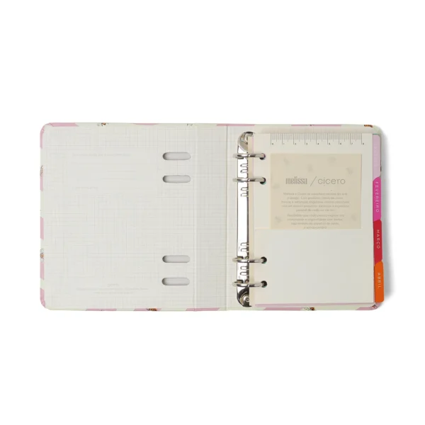 Agenda Planner Argolada 2026 A6 Bloomy- Cicero & Melissa - Imagem 5