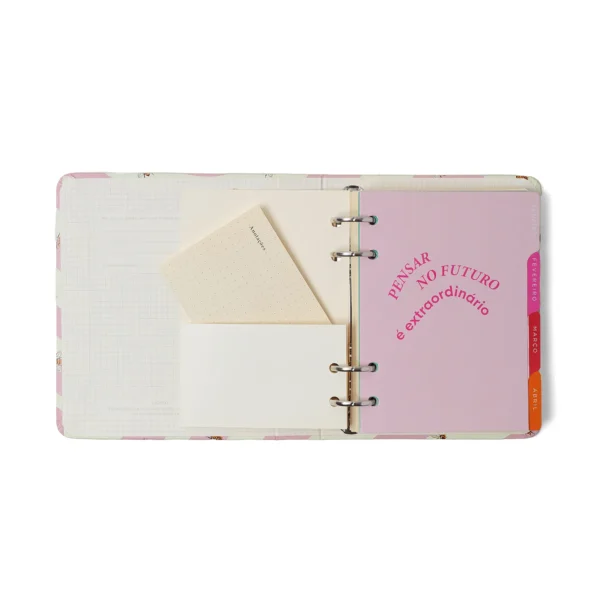 Agenda Planner Argolada 2026 A6 Bloomy- Cicero & Melissa - Imagem 6
