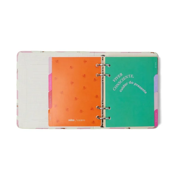 Agenda Planner Argolada 2026 A6 Bloomy- Cicero & Melissa - Imagem 7