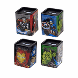 Apontador com Depósito Metálico Avengers 2 Furos- Molin