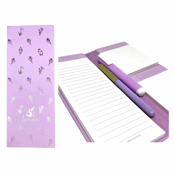 Bloco Adesivo 3x1 Lavender 23x9cm- Animativa