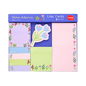 Bloco Adesivo Lilac Fields By Sof 8x1- Molin