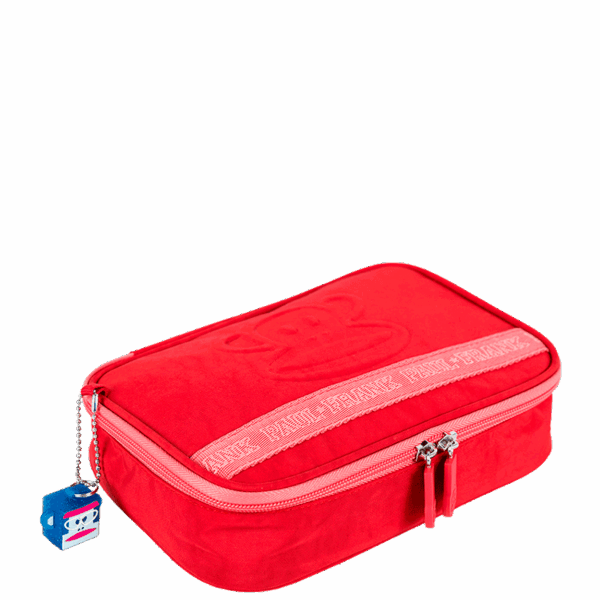 Estojo Box Paul Frank Vermelho Cereja- Sestini
