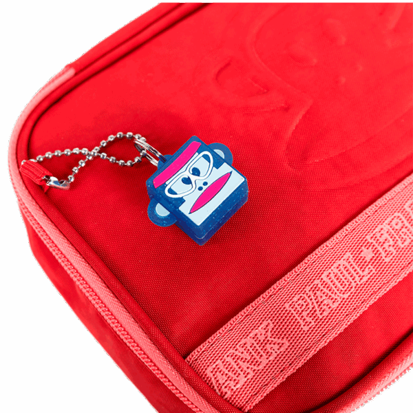 Estojo Box Paul Frank Vermelho Cereja- Sestini - Imagem 2