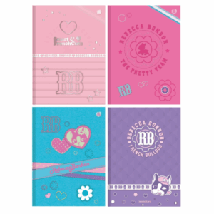 Caderno Brochura Margeado Rebecca Bonbon 80fls- Animativa