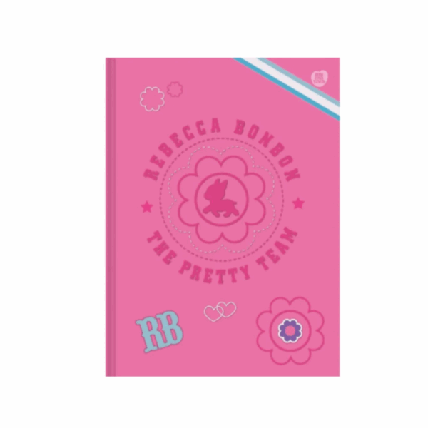 Caderno Brochura Margeado Rebecca Bonbon 80fls- Animativa - Imagem 3