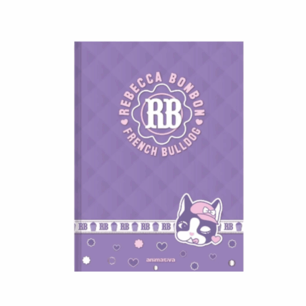 Caderno Brochura Margeado Rebecca Bonbon 80fls- Animativa - Imagem 4