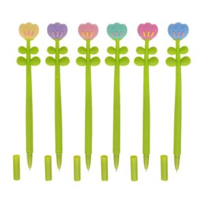 Caneta de Gel Love Flowers:Tulipa 0,5mm Tinta Preta- Molin
