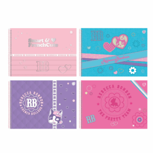 Caderno de Desenho Espiral Rebecca Bonbon 60fls- Animativa