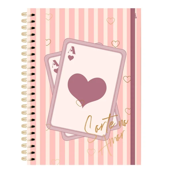 Caderno Universitário Espiral 1 Matéria Doce Romance By Larissa Manoela 80fls- Animativa - Imagem 2