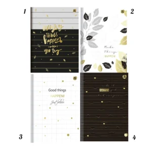 Caderno Colegial Costurado Happen 160fls 90g- Animativa