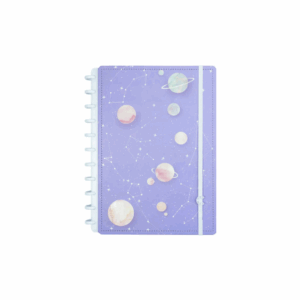 Caderno Inteligente A5 Purple Galaxy By Gocase 80fls- Caderno Inteligente
