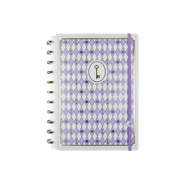 Caderno Inteligente A5 Isa Akkari Purple Key 80fls- Caderno Inteligente