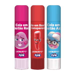Cola Bastão Colorida 10g Fini- Leo&Leo