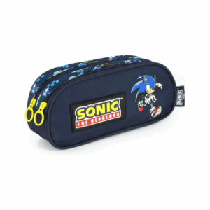 Estojo 2 Divisórias Sonic- Xeryus