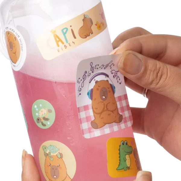 Garrafa Plástica Abre Fácil Dec Fun 600ml- Plasútil - Imagem 4