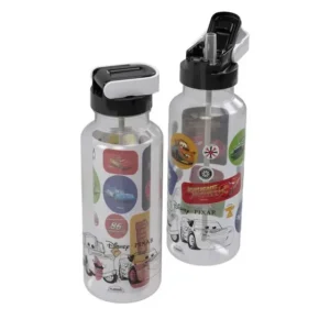 Garrafa Plástica Abre Fácil Carros 600ml- Plasútil