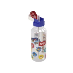 Garrafa Plástica Fun Tampa Automática Patrulha Canina 600ml- Plasútil