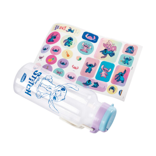 Garrafa Plástica Abre Fácil Stitch 600ml- Plasútil - Imagem 3