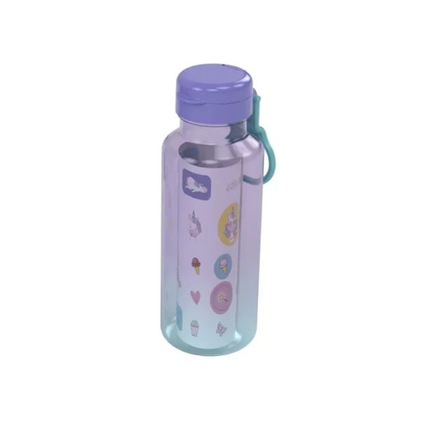 Garrafa Plástica Abre Fácil Unicórnio 600ml- Plasútil - Imagem 2