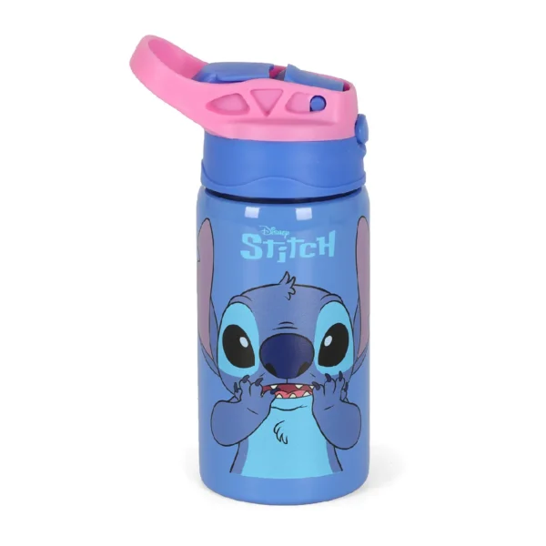 Garrafa Aço Inoxidável 500ml Stitch Azul- Luxcel