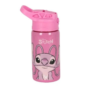 Garrafa Aço Inoxidável 500ml Stitch, Angel Rosa- Luxcel