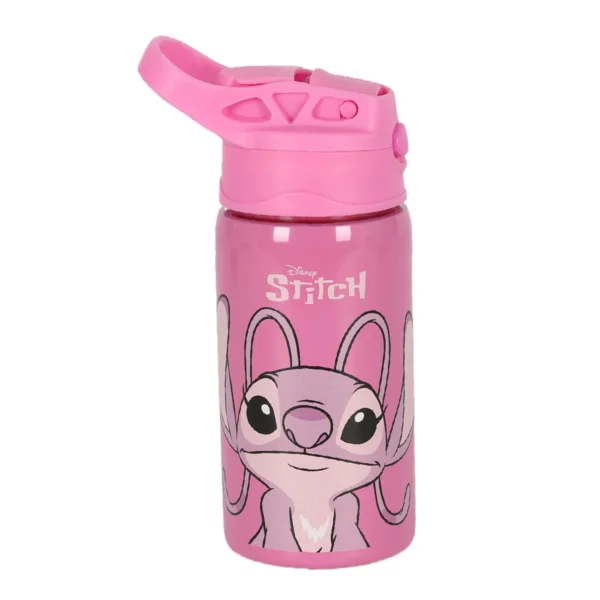 Garrafa Aço Inoxidável 500ml Stitch, Angel Rosa- Luxcel