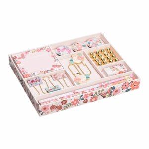Kit Escritório Premium Love: Borboletas 28 Itens- Molin