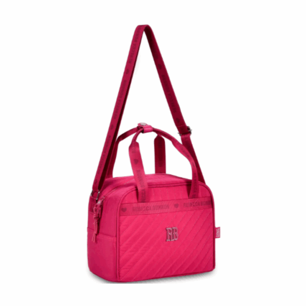 Lancheira Térmica Crinkle Pink/Preta/Lilás Rebecca Bonbon- Clio - Imagem 2