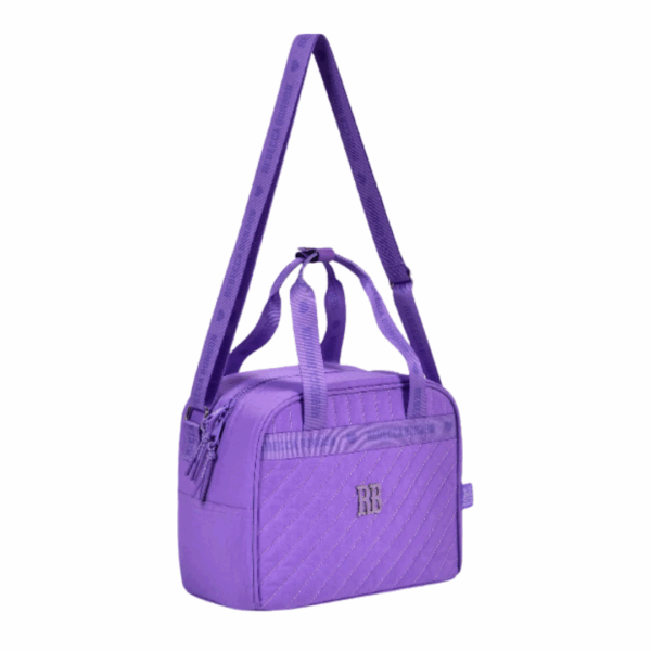 Lancheira Térmica Crinkle Pink/Preta/Lilás Rebecca Bonbon- Clio - Imagem 4