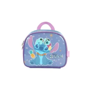 Lancheira Stitch Metálica Violeta- Luxcel