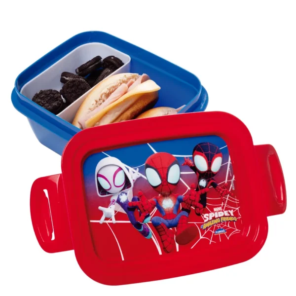 Marmita com Trava 630ml Spidey- Plasútil - Imagem 5
